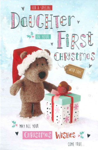 Picture of DAUGHTER 1ST CHRISTMAS CARD